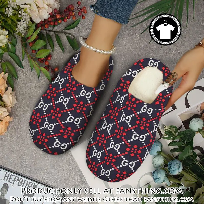 Gucci fleece slippers luxury inhouse slippers ihs1003 fst0315685